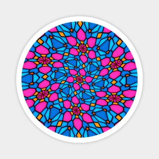 Beautiful Stained Glass Pattern Magnet